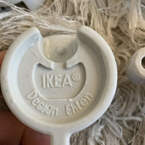 Scandinavian Ikea Varmeljushallare Interlocking Ceramic Tea Light Candle Holders - Picture 13 of 17